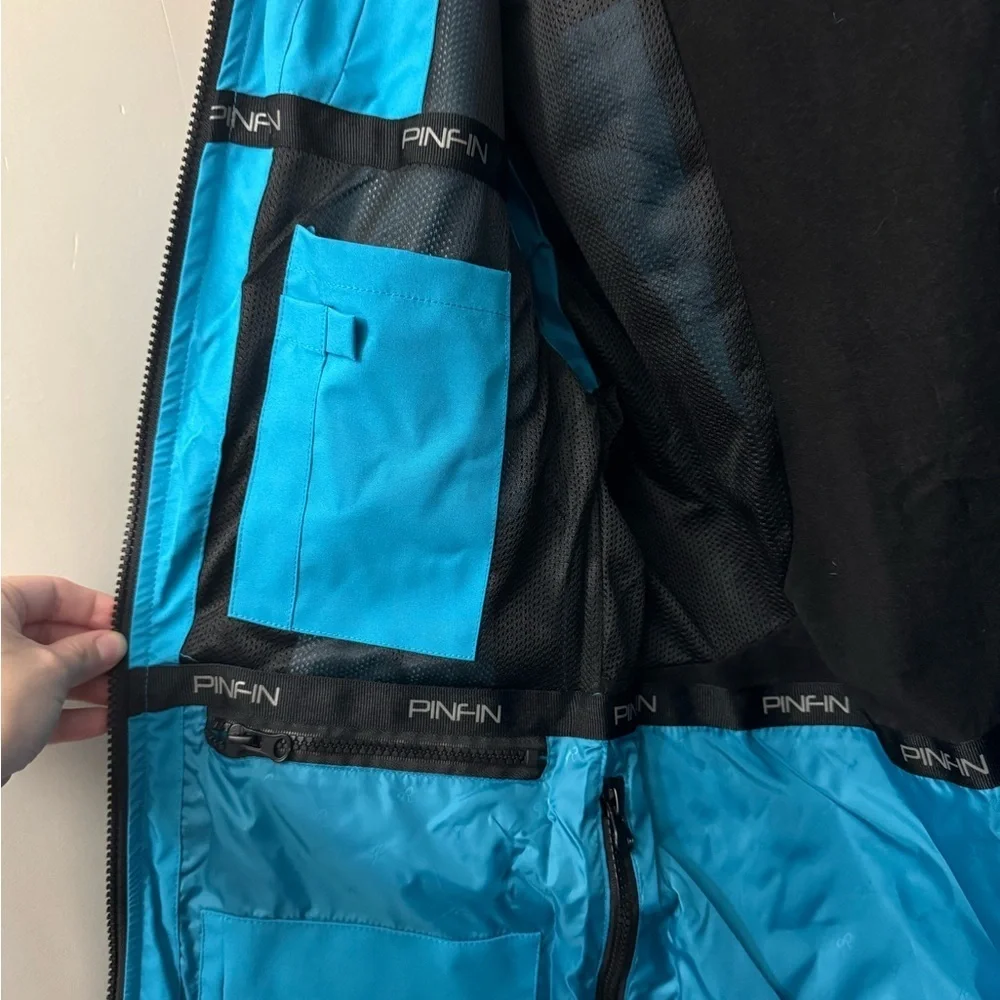 PINFIN Blue Hooded Alpha Series Jacket - Picture 4 of 8